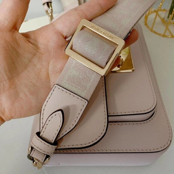 Michael Kors 35T2GS9M2L Sloan Editor Medium Messenger Bag IN Powder Blush - Picture 6 of 9